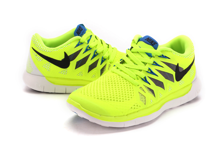 nouvelle Nike Free 5.0 femmes jaune noir (1)